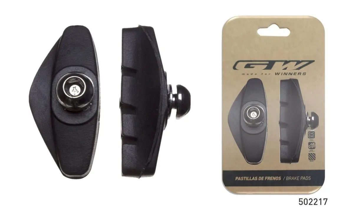 Zapatas para Freno de Pinza GW Ruta 50mm R-450 Negro