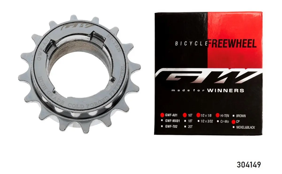 Piñón GW 16T HI-TEN Plata