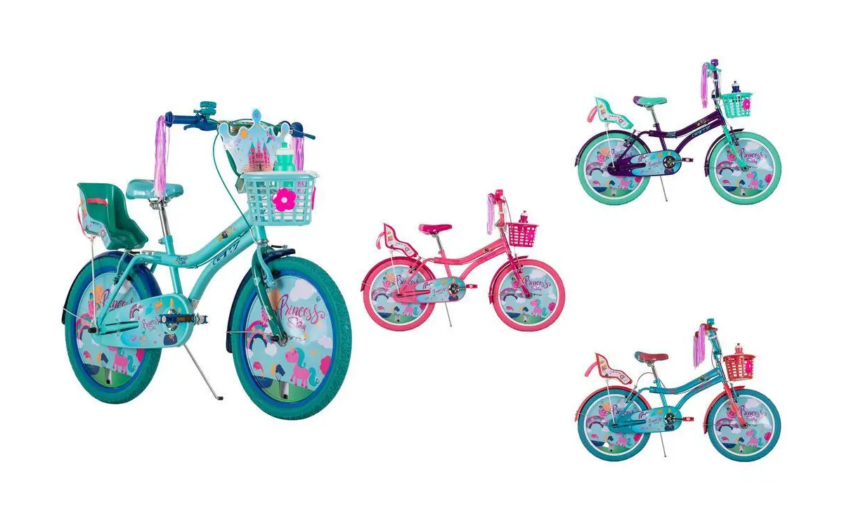 Bicicleta Infantil Niña 20 Pulgadas Princess Story GW